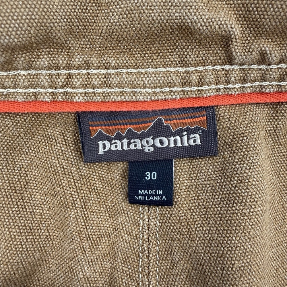 Patagonia Pants Womens 30 Iron Forge Hemp Canvas Double Knees Brown Outdoor - Picture 4 of 15